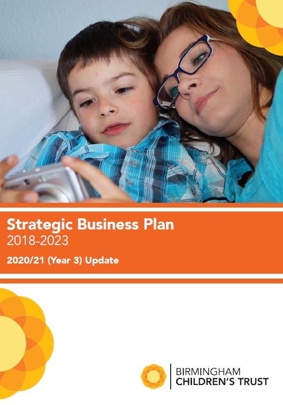 2020 to 2021 Strategic Business Plan cover