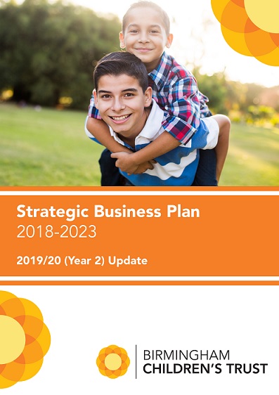 Birmingham Children's Trust strategic business plan front cover